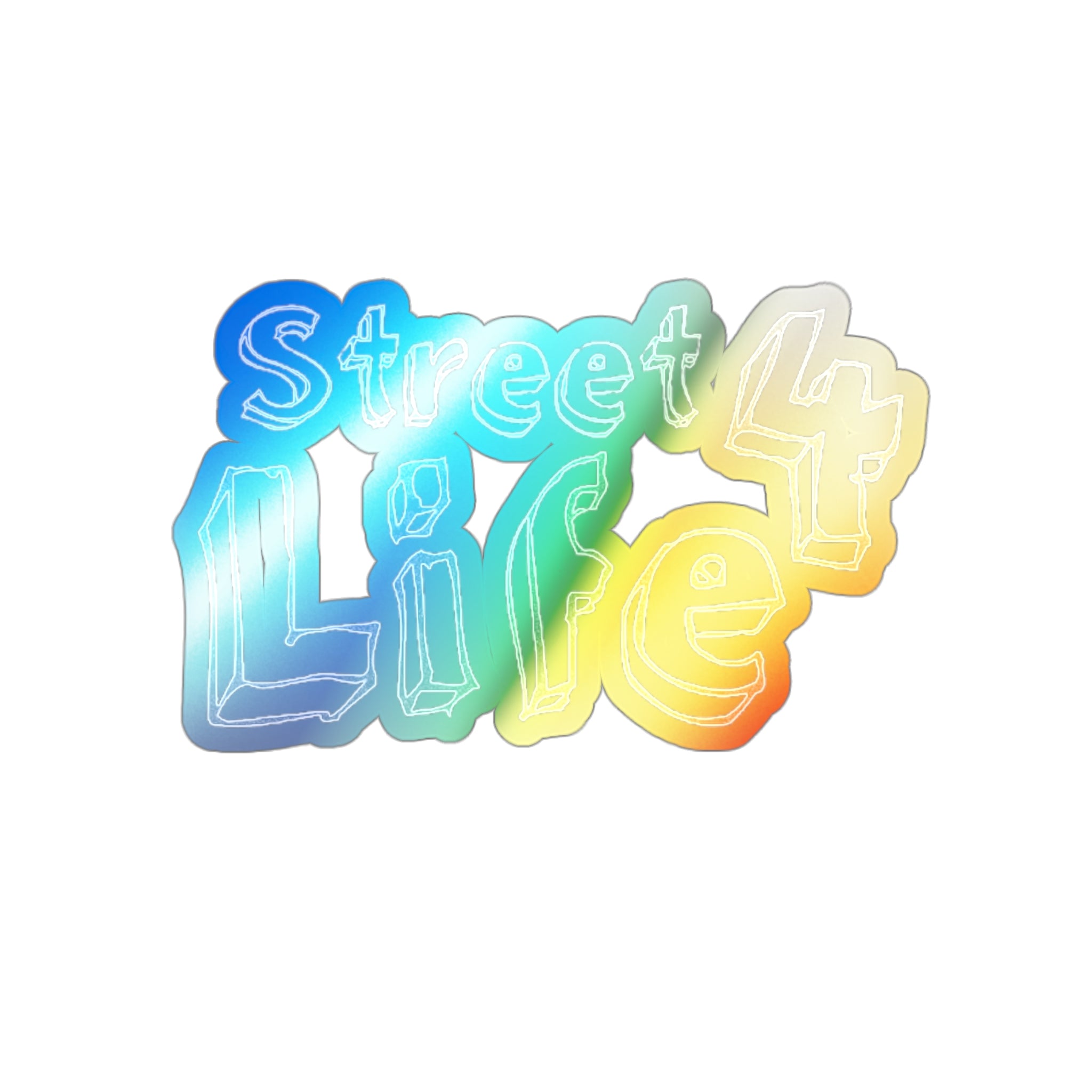 Holographic Street4Life Stickers